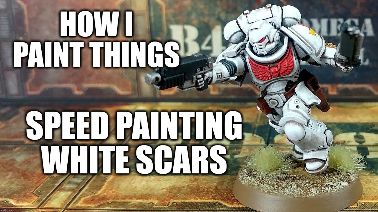 Speed Painting White Scars - How I Paint Things