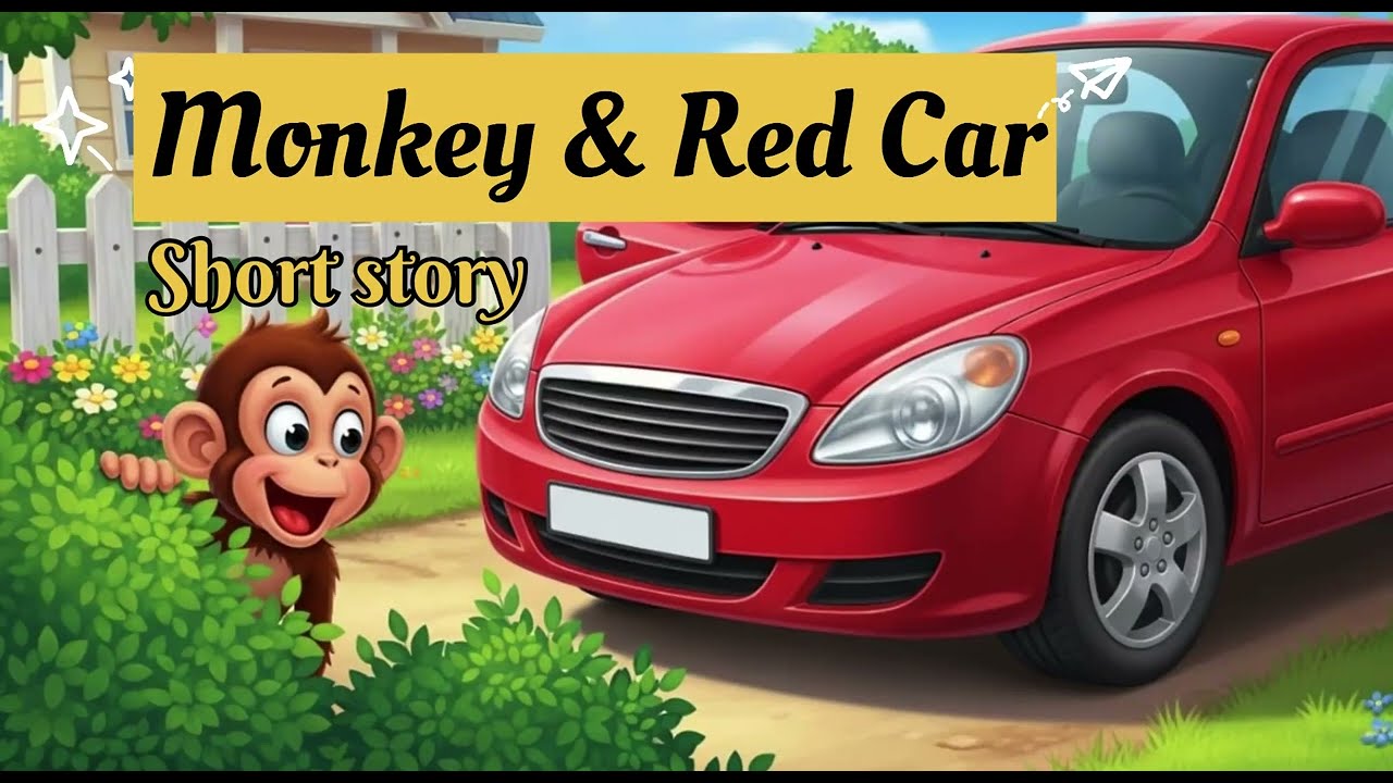 Money & red car | animated moral story | childrenia English story for kids | #englishanimatedstory 