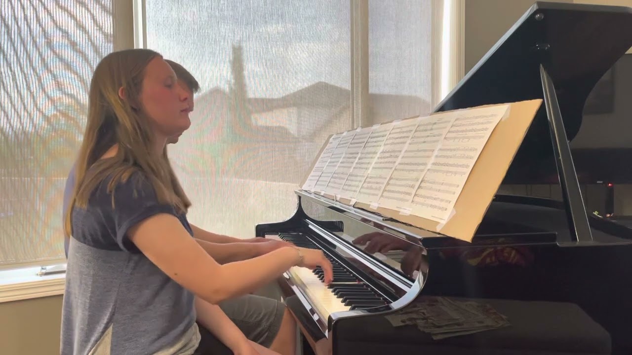 How to Train Your Dragon medley piano duet