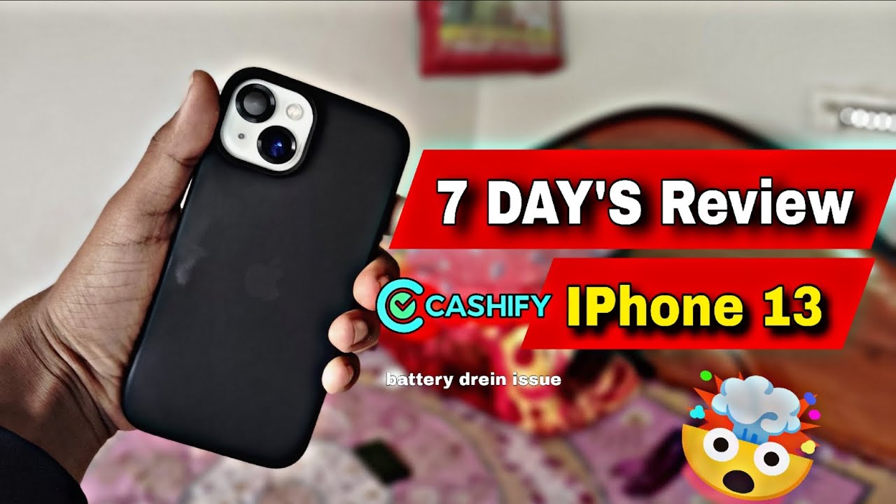 IPHONE 13 from cashify after 7 days Review || Battery drein issue? 