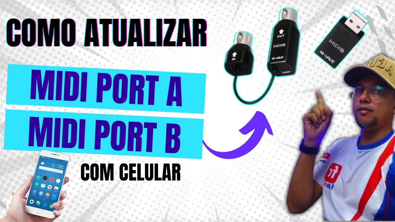 ATUALIZAÇÃO MIDI PORT A e B via SincoOTA M-VAVE! 