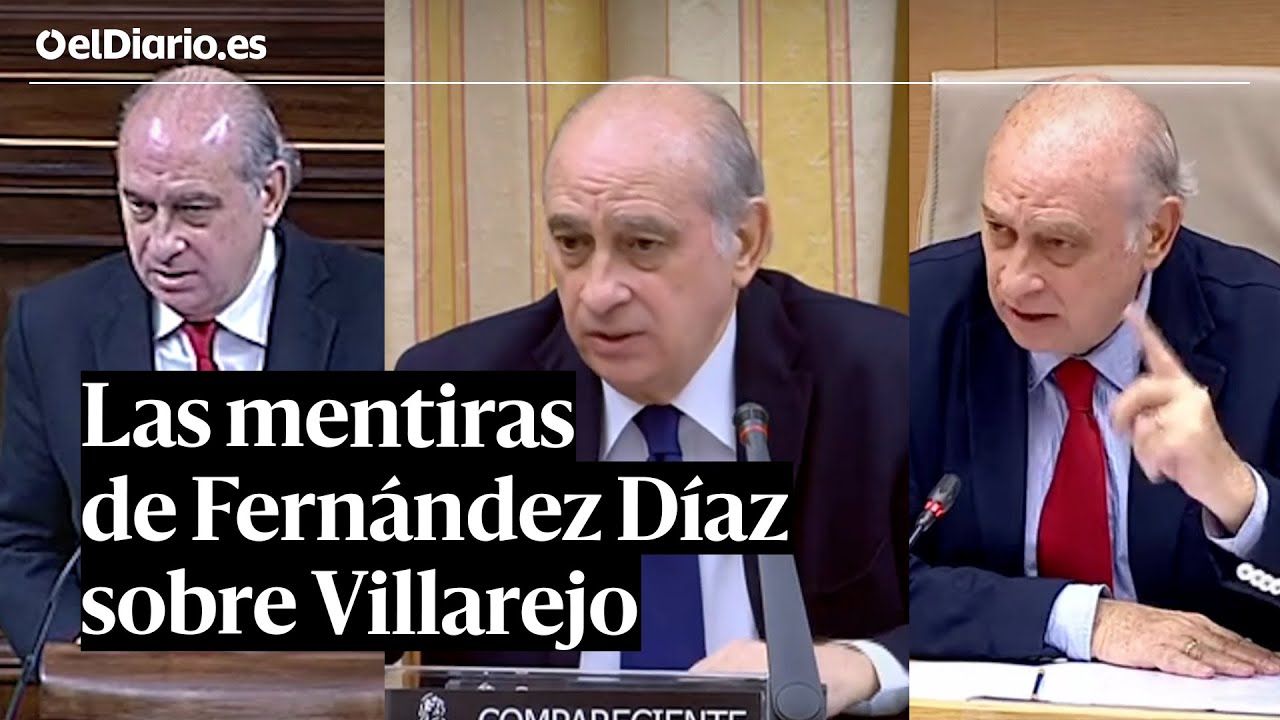 Las mentiras de Fernández Díaz sobre Villarejo: cuando dijo que no se reunió con el comisario