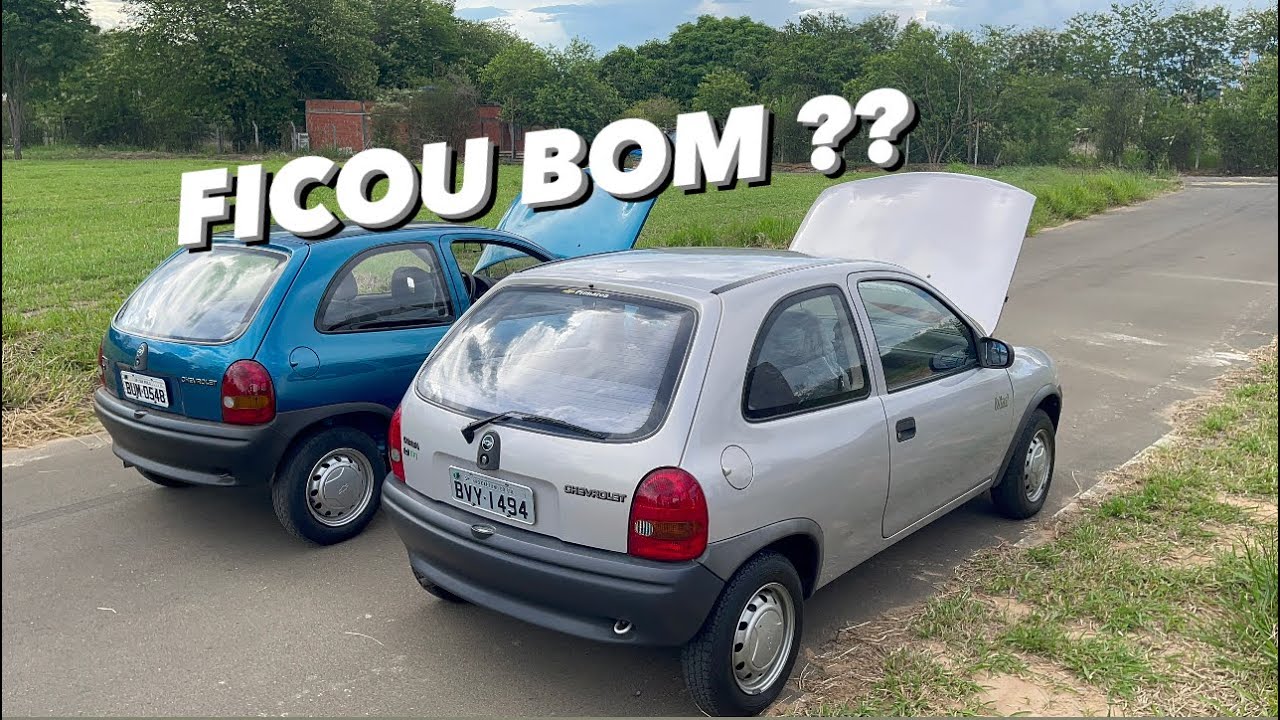 O PRIMEIRO CORSA DO BRASIL E O CORSA DA MINHA IRMÃ - MUITO DIFERENTES ???? FICOU BOM ???