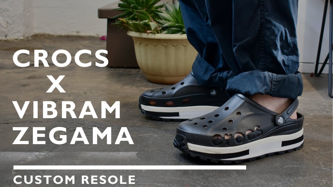 Custom CROCS w/ Handmade Sole.