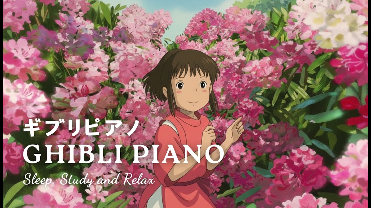 Ghibli Piano with Bird Sounds for Peaceful Focus, Relaxation and Sleep