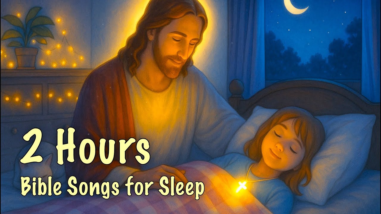 Bible Songs for Sleep 🌙 | Peaceful Christian Music for Rest, Faith & Healing Night