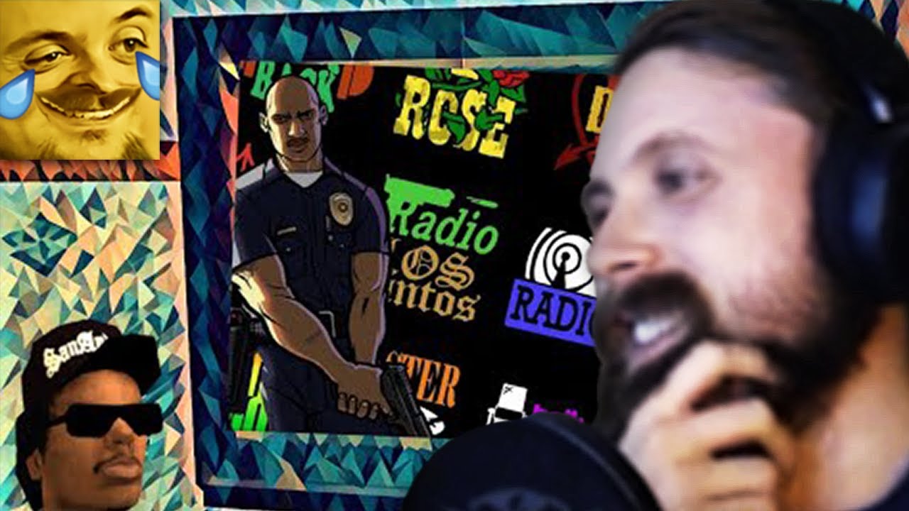 Forsen Reacts to GTA SA Best Radio Commercials