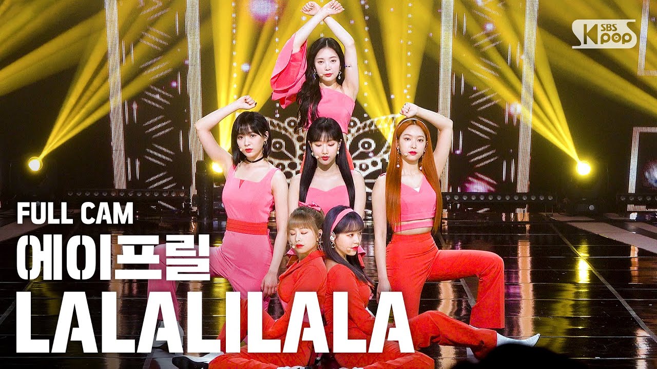 [안방1열 직캠4K] 에이프릴 'LALALILALA' 풀캠 (APRIL Full Cam)│@SBS Inkigayo_2020.5.10