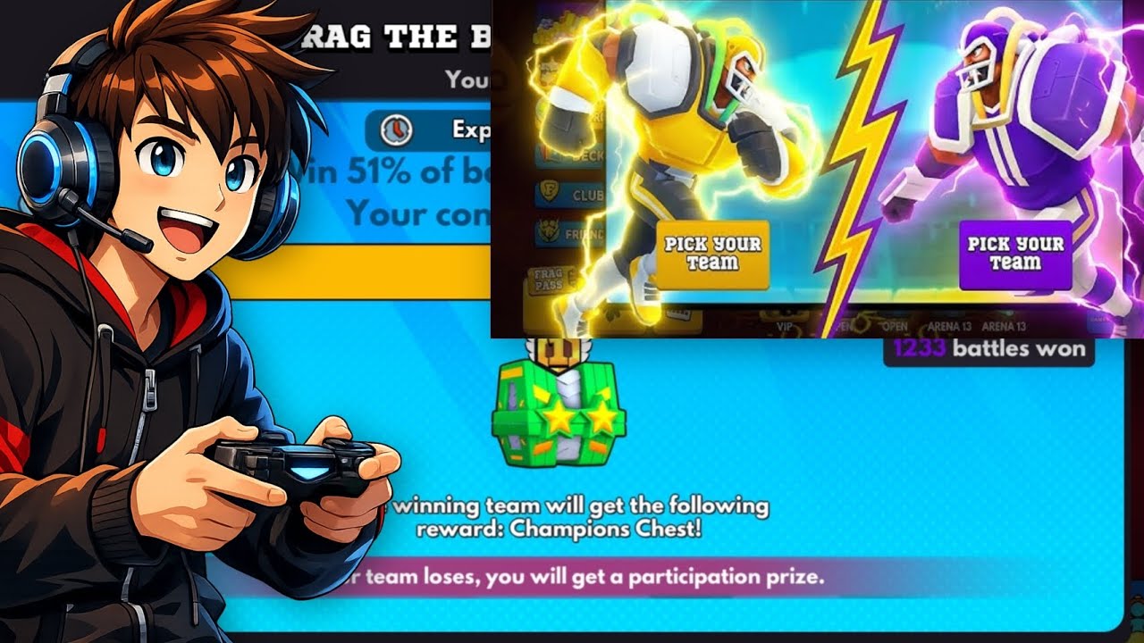#frag pro shooter # rank push # yellow team # winn # premium card # vps