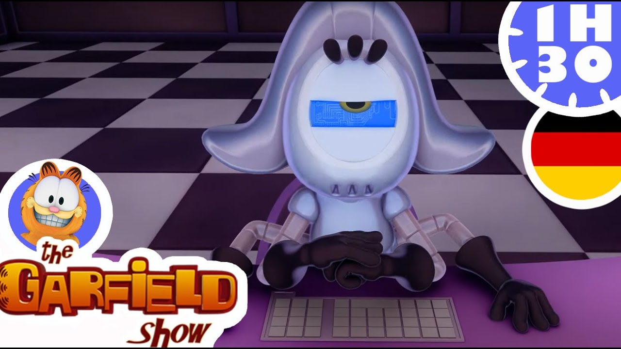 😾 Garfield kämpft gegen Roboter 🤖 - Garfield Episoden Compilation