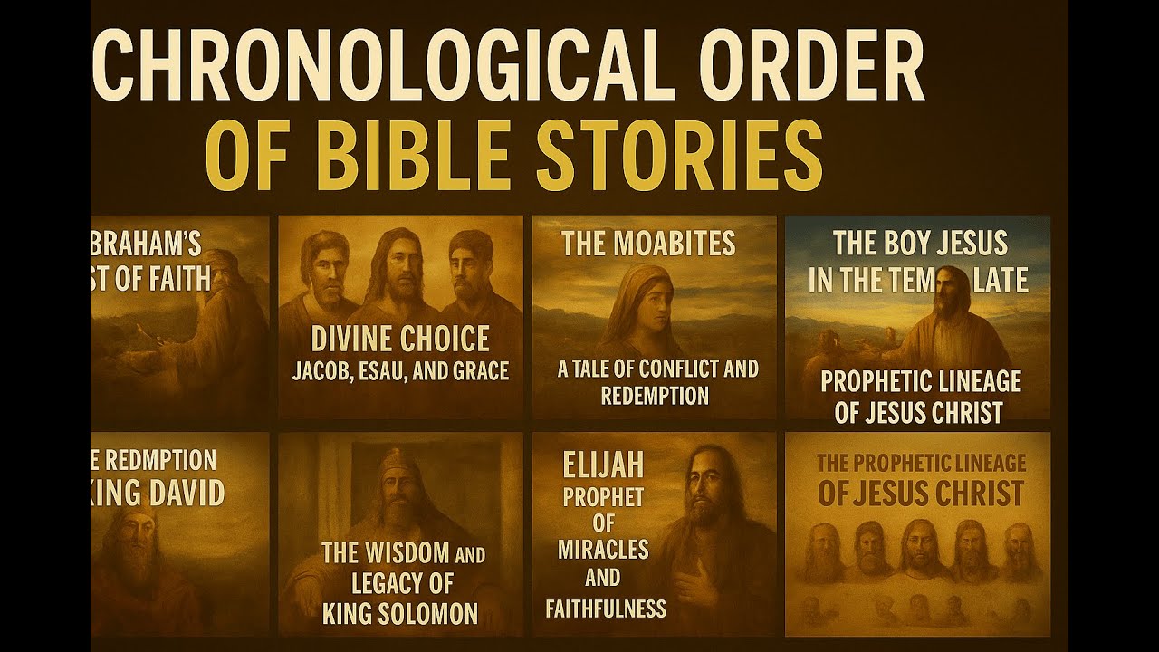 “Chronological Journey Through the Bible From Abraham to Jesus  10 Powerful Bible Stories Explained”