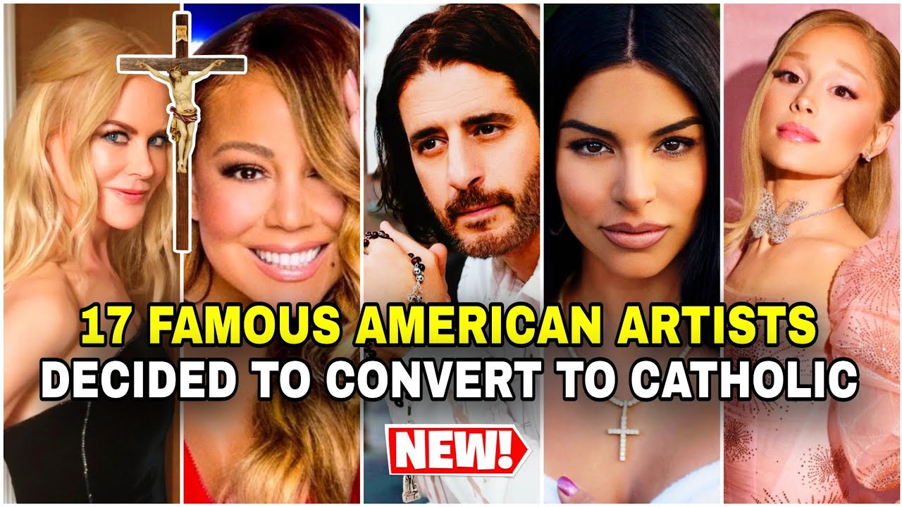 Why are these 17 FAMOUS USA ARTISTS CONVERTING to CATHOLIC? Their reasons shocking‼️