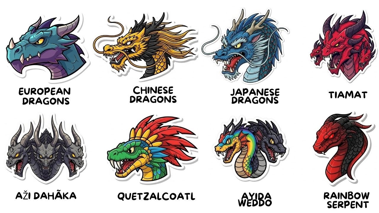 Every DRAGON From World Mythology Explained in 8 Minutes