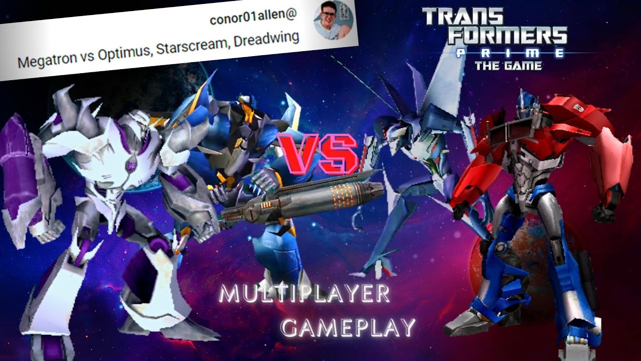 Megatron Vs Optimus, Starscream, Dreadwing | Transformers Prime The Game (Brawl Tournament Pt.408)