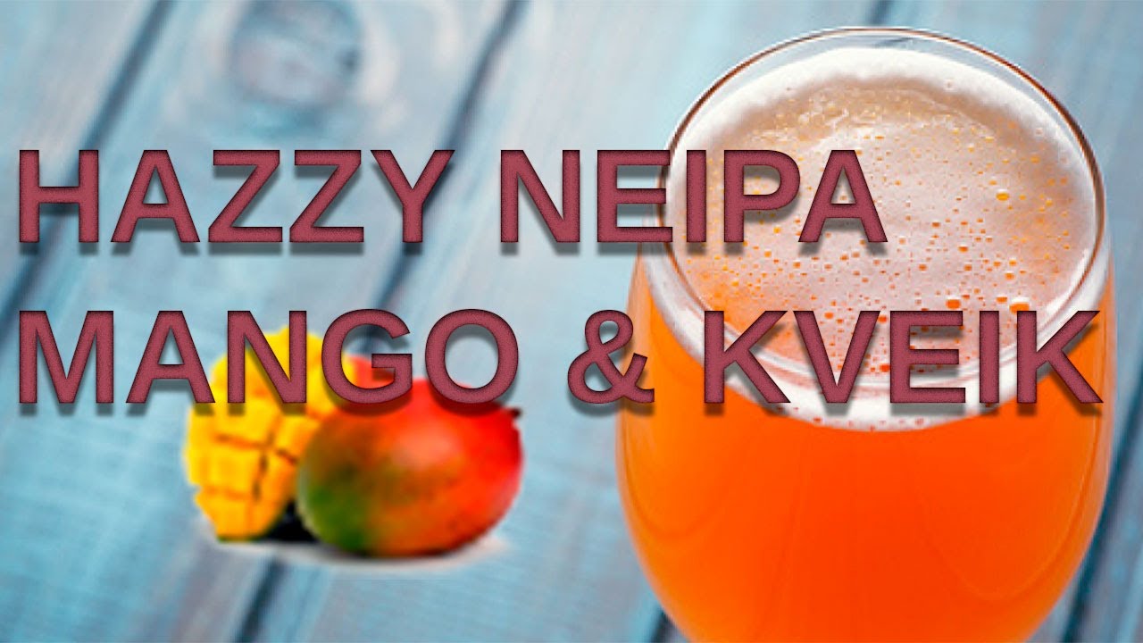 🔝Cómo hacer CERVEZA ARTESANAL EN TU CASA¡¡Receta HAZY Mango KVEIK IPA!! 🍺😎