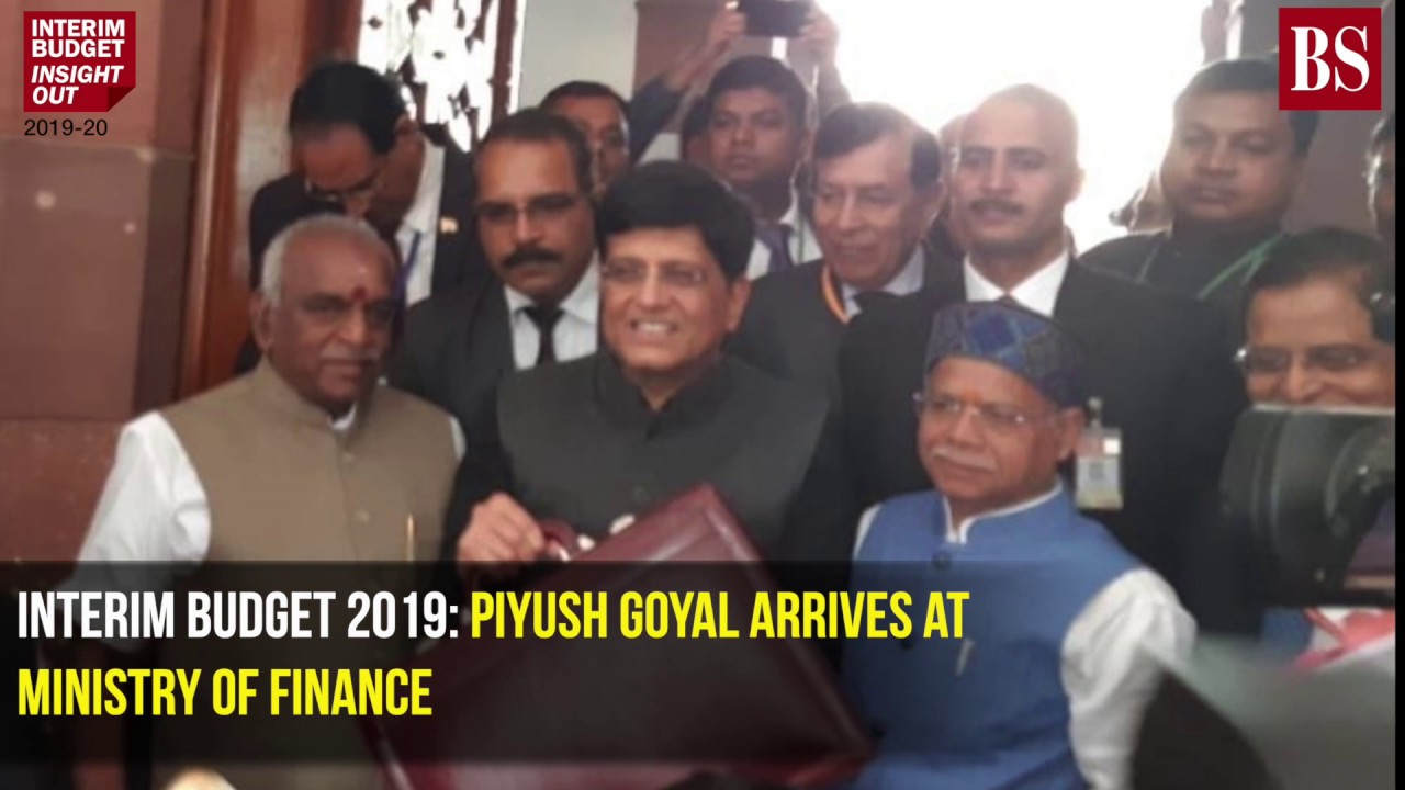 Interim Budget 2019: Piyush Goyal arrives at Ministry of Finance