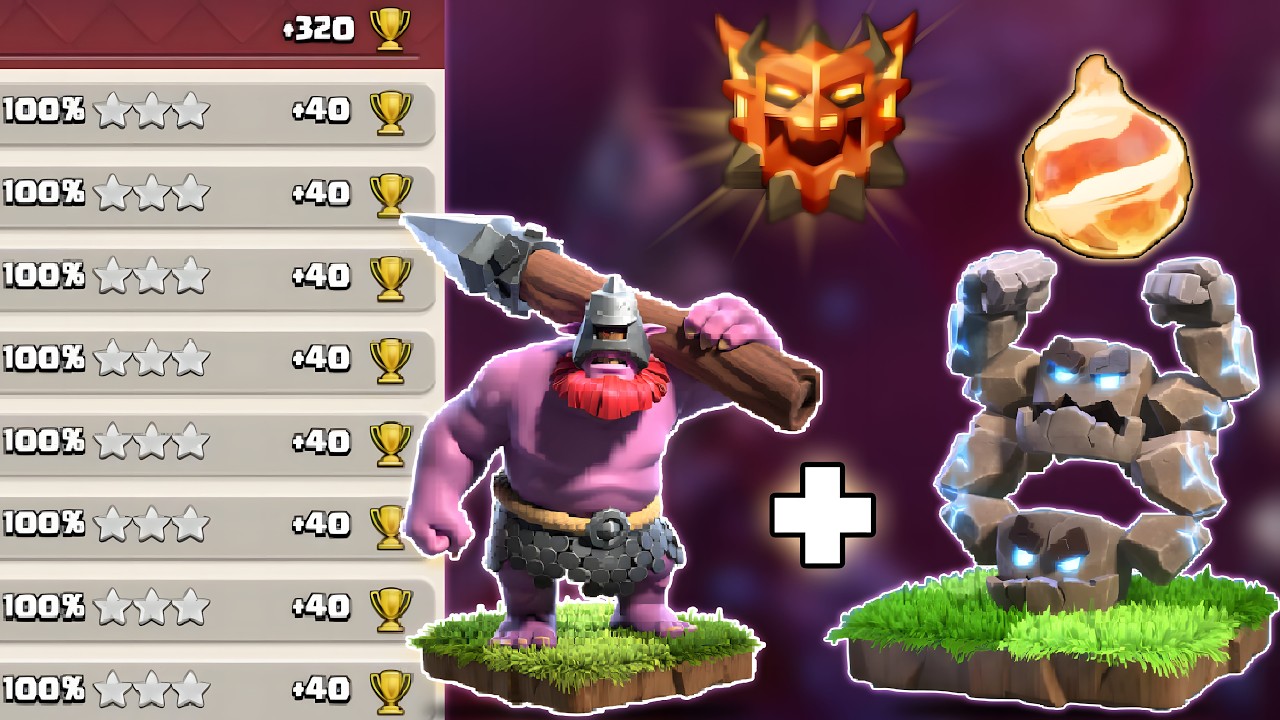 Insane Legend League Attacks with Fireball Meteor Golem Thrower | Clash of Clans