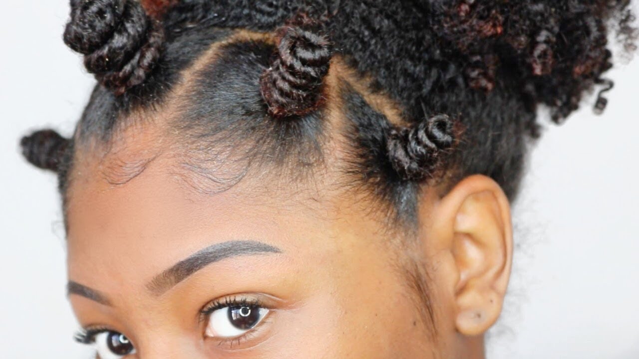 DETAILED TALK THRU Bantu Knot Tutorial for Natural Hair