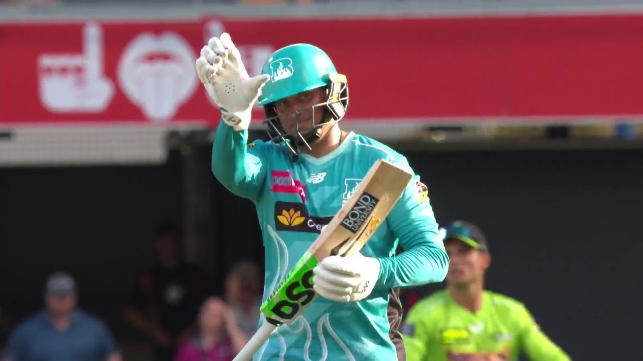 Usman Khawaja 78 runs vs Sydney Thunder | 29th Match - BRH vs SYT