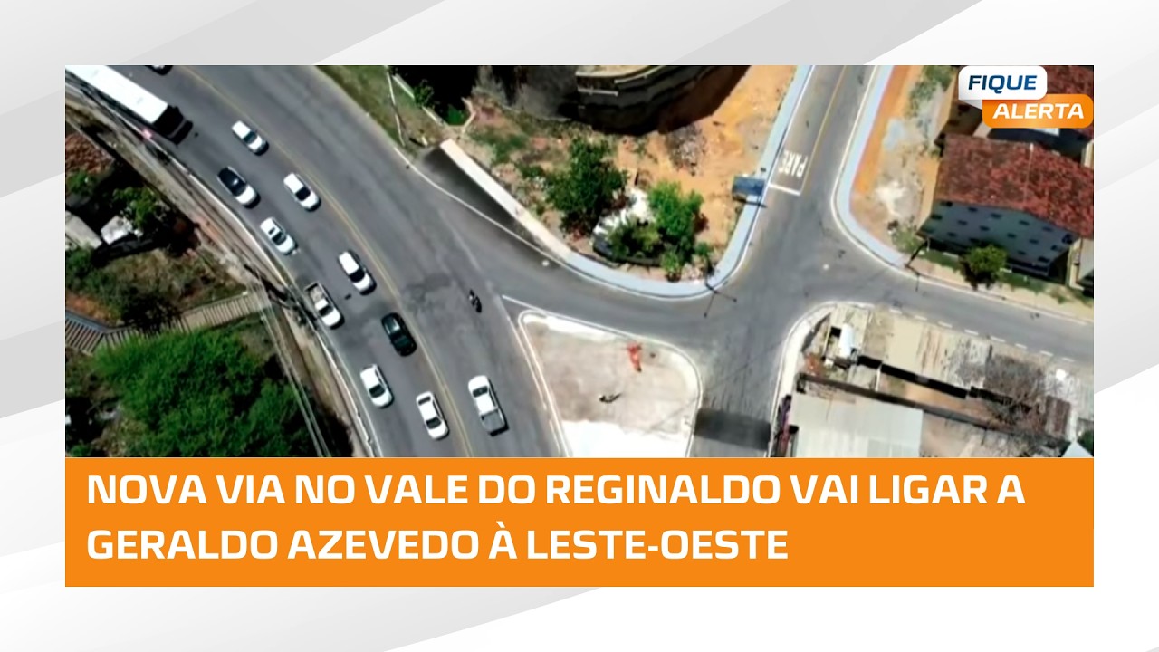 Projeto de urbanização: Prefeitura constrói nova pista de acesso ao vale do Reginaldo