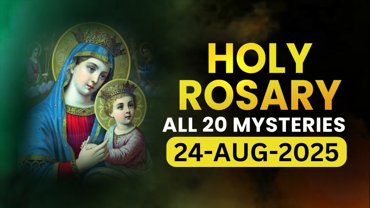 Holy Rosary🙏🏻All 20 Mysteries🙏🏻Sunday🙏🏻August 24, 2024🙏🏻All Mysteries of the Holy Rosary🙏🏻English