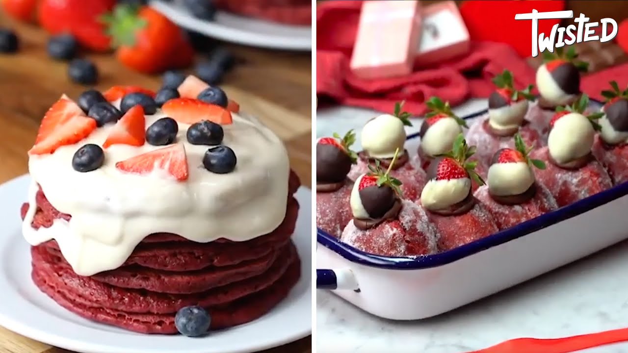 The Perfect Red Velvet Treats From Pancakes to Donuts | Twisted | Cake Pops!