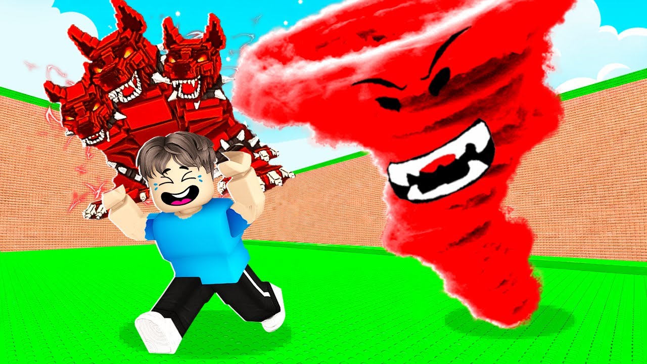 ESCAPEI DO FURACAO GIGANTE PARA PEGA APENAS BRANROT SECRETO NO ROBLOX