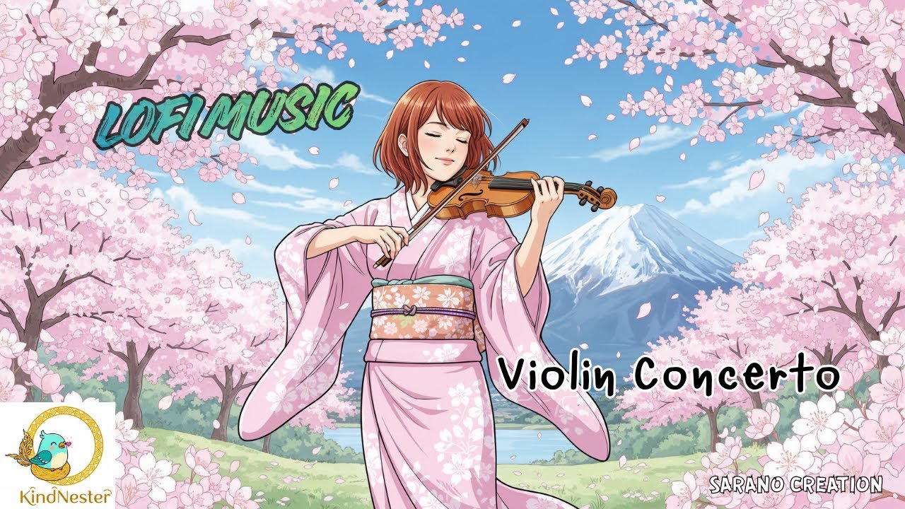 [Lofi] Violin Concerto [Long Play music] lighting up your moods