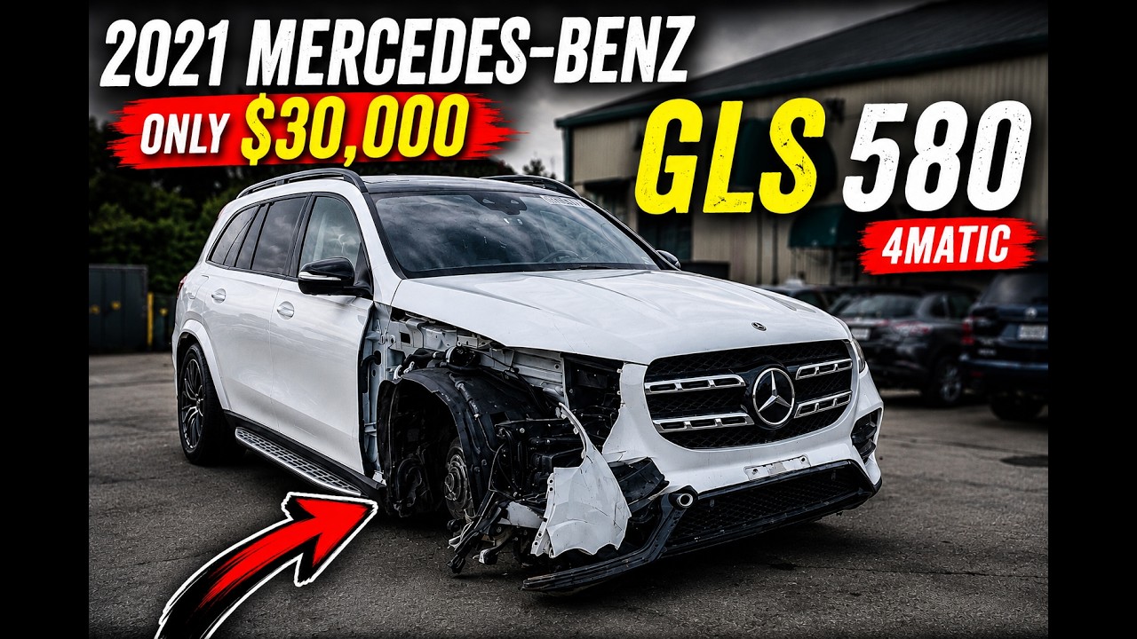 Я купил Mercedes-Benz GLS-580 2021 года на Copart всего за 30 000 долларов!?