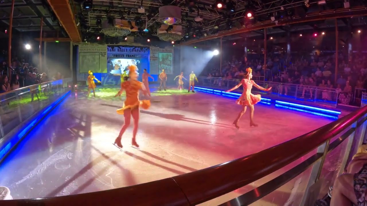 Royal Caribbean  Independence of the  Seas  continued Day 1 Freeze Frame Ice Show  Aug 12, 2022