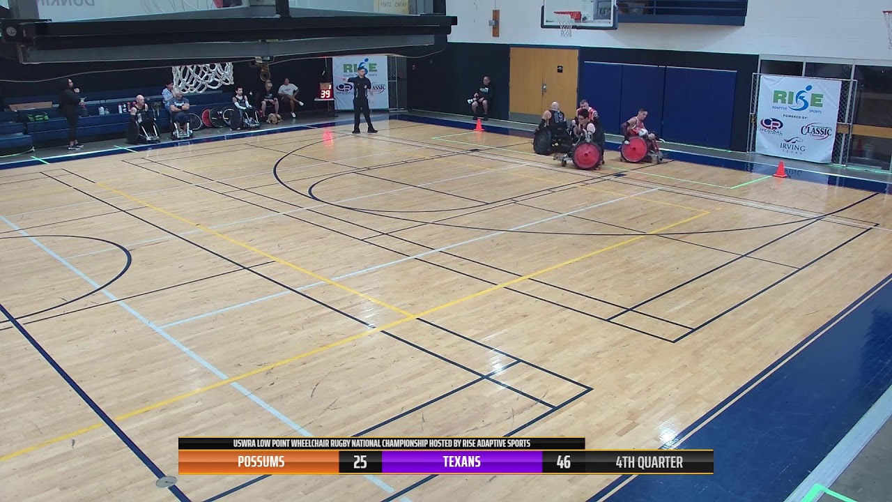 USWRA Low Point Wheelchair Rugby Nationals Game 10: Sportable Possums vs TIRR Texans