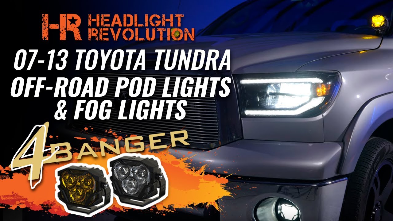 Morimoto 4Banger LED Light Pod Install for the 2007-2013 Toyota Tundra | Headlight Revolution