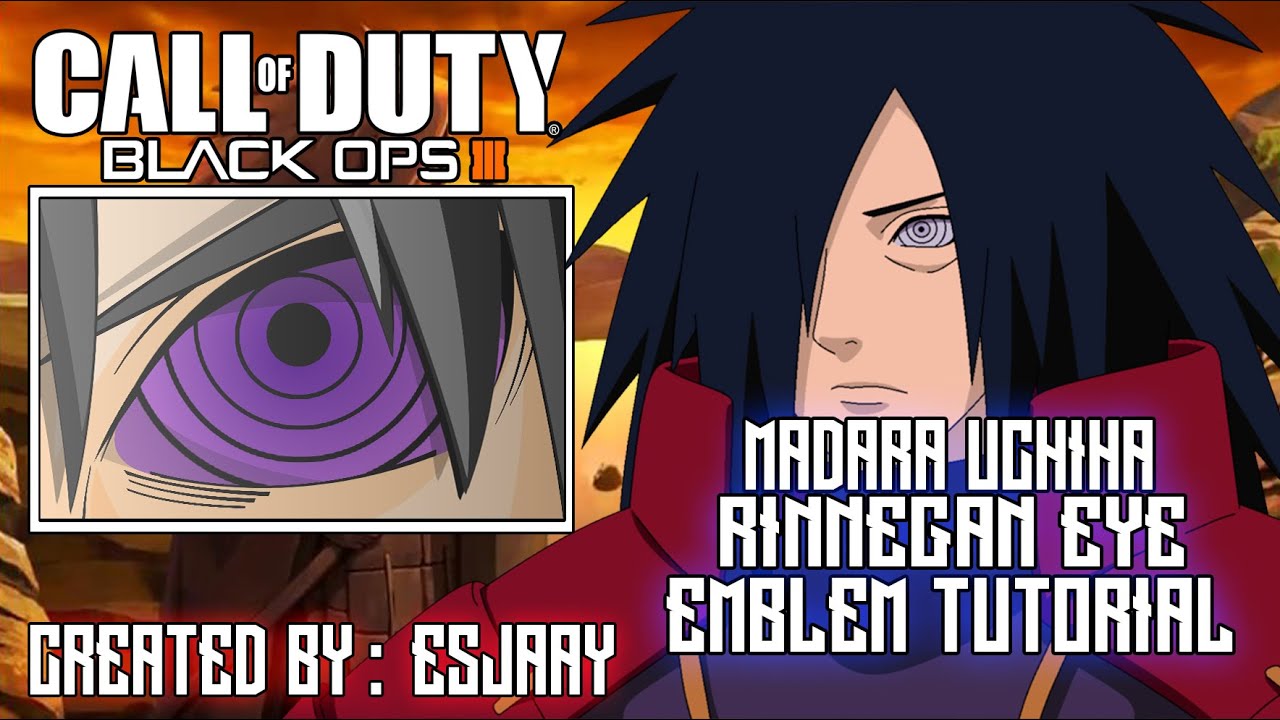 MADARA RINNEGAN EMBLEM - Black Ops 3 Tutorial