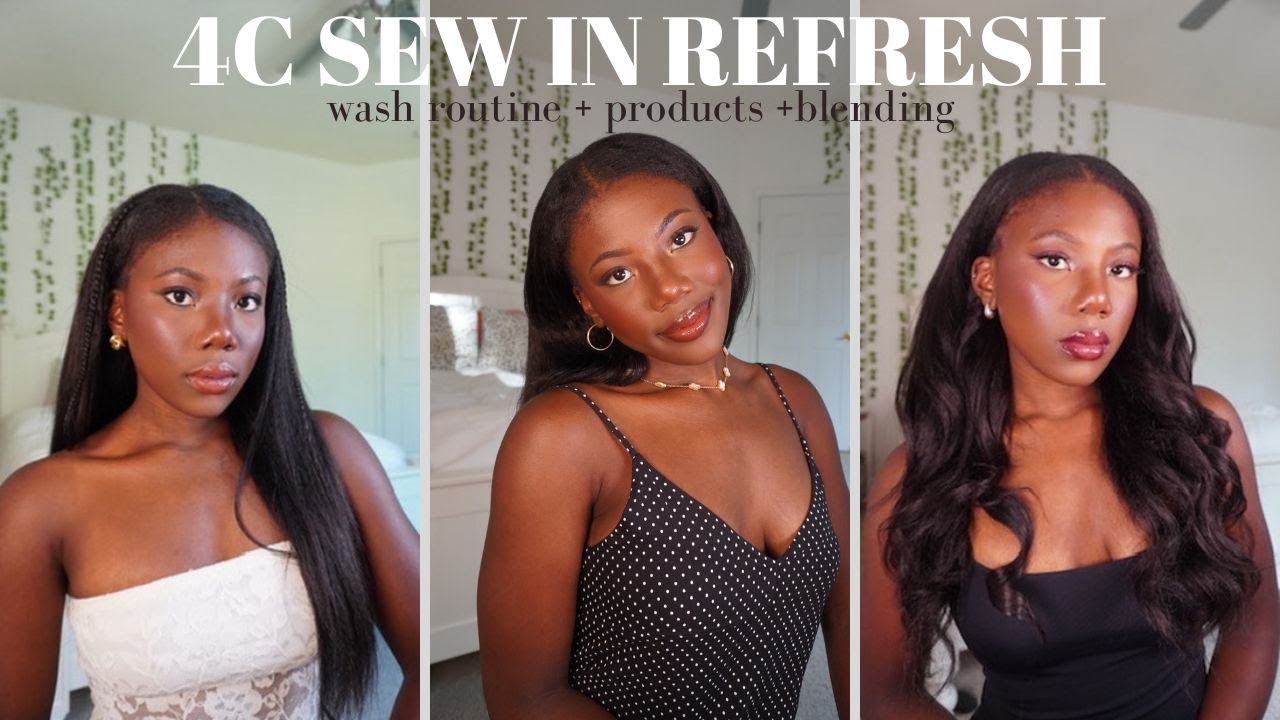 4C Sew-In Maintenance Routine: How I Keep My Leave Out Blended + Product Links