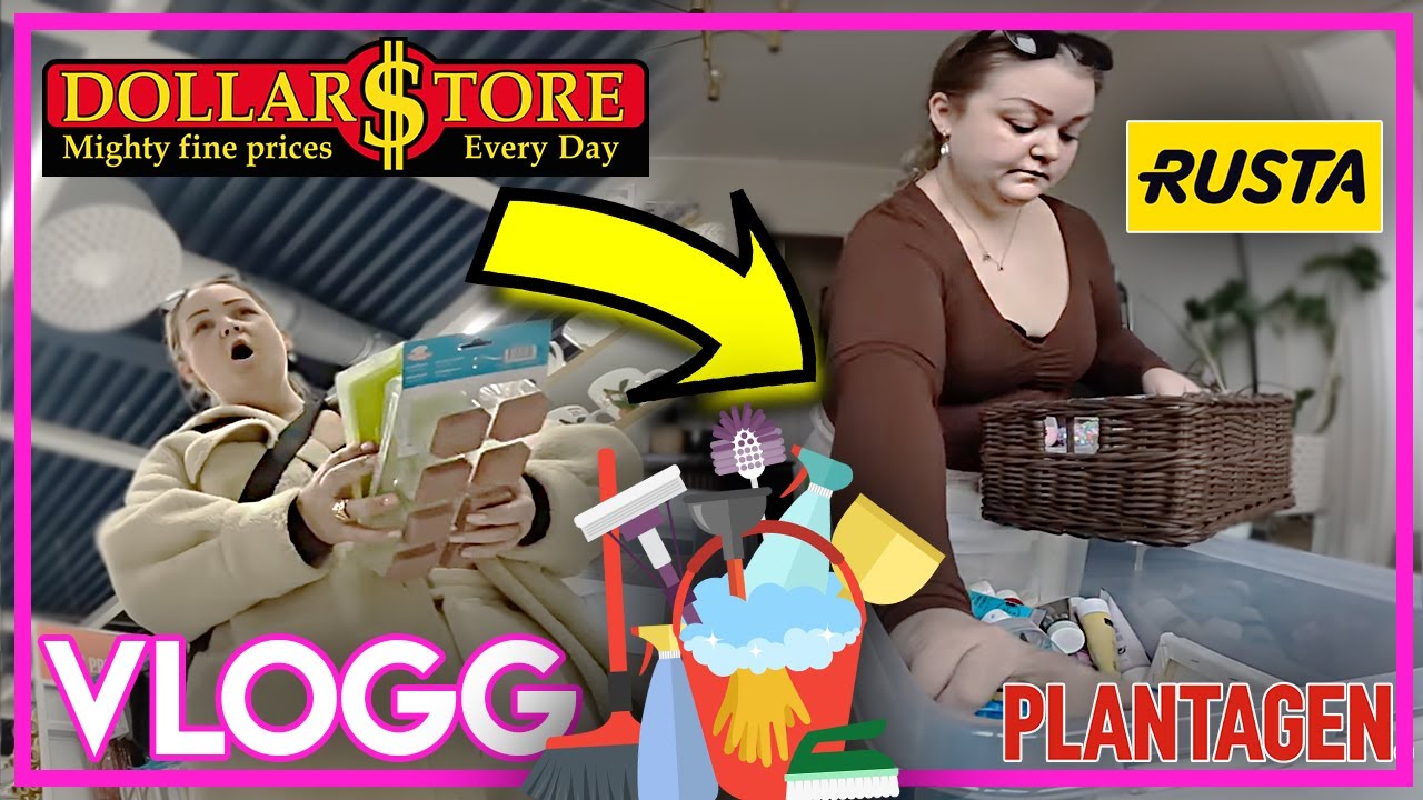 VLOGG | SHOPPAR, RENSAR & STÄDAR + HAUL (satisfying)