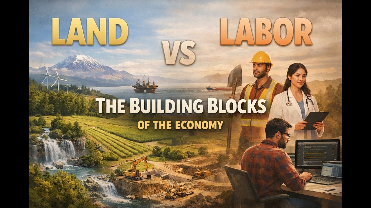 Land & Labor: The Real Building Blocks of the Economy