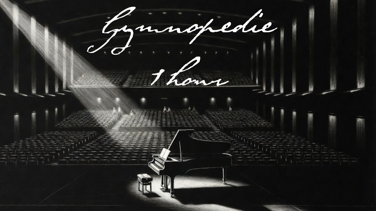 Gymnopédie No.1 – 1 Hour | Calm Piano for Study & Relaxation