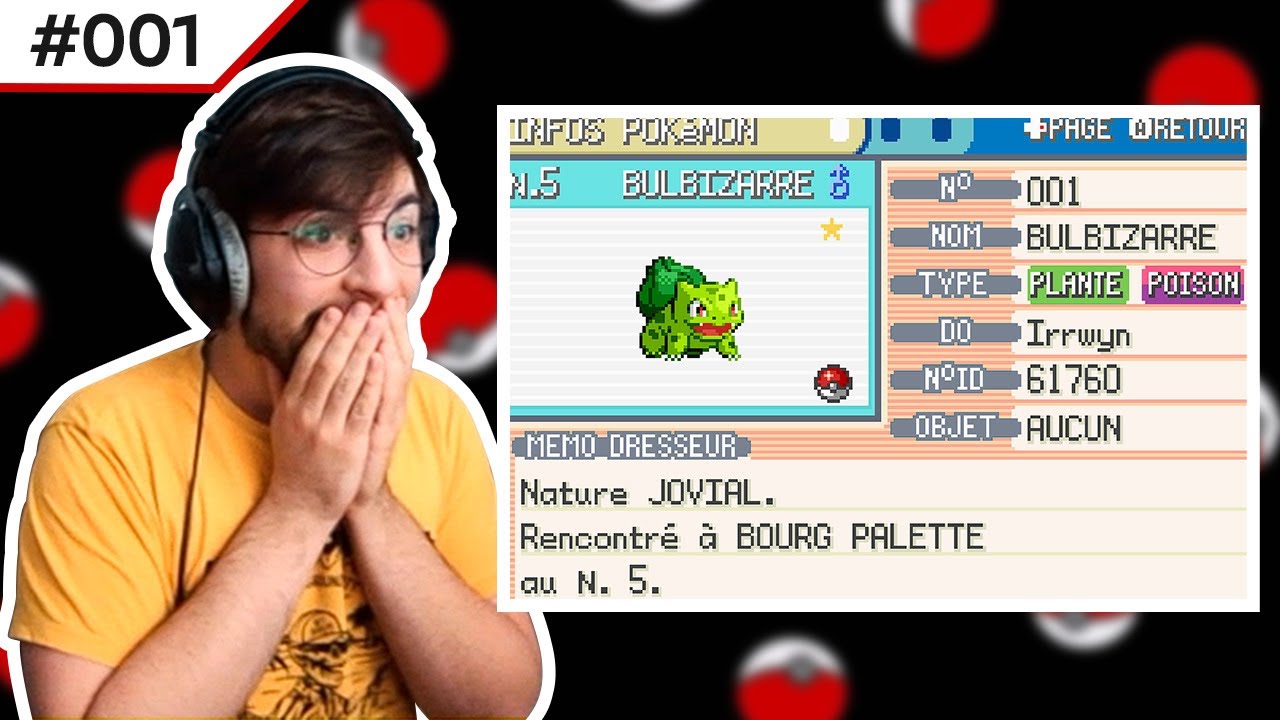 [LIVE] Shiny Bulbasaur after 1,070+ Soft Resets in Pokémon FireRed