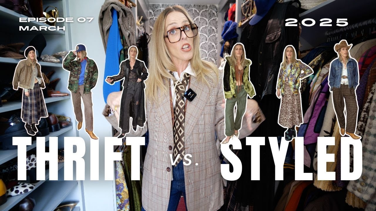Trying ALL the Outfit Ideas with My Thrift Finds/STYLING PARTY