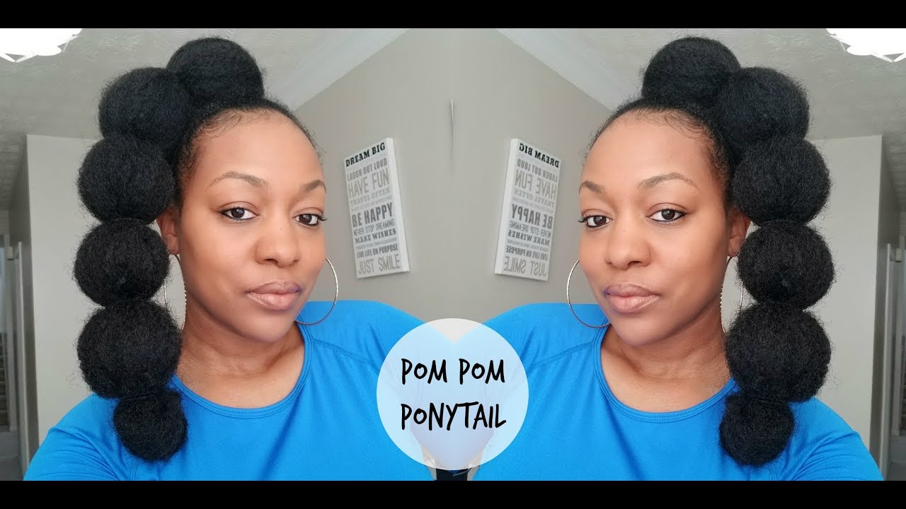 Pom Pom Ponytail