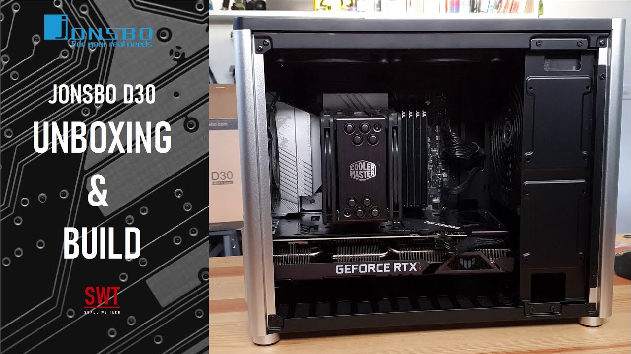 This is the most compact matx case I have built with!: Jonsbo D30