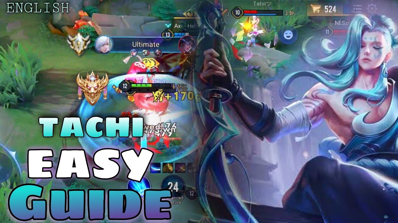 AoV : Tachi Easy Guide in English || Guide for one of the best Warrior tachi - Arena of Valor
