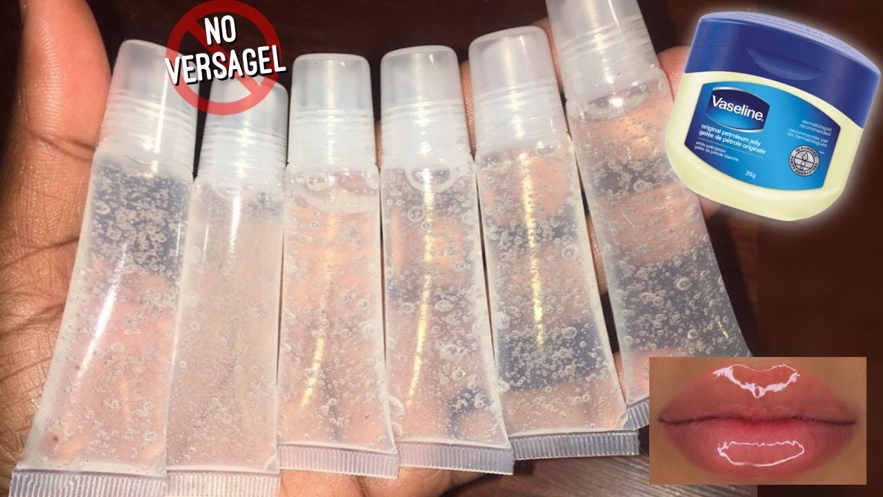 DIY: CLEAR LIPGLOSS WITH VASELINE (NO GLOSS BASE NO VERSAGEL)!!!