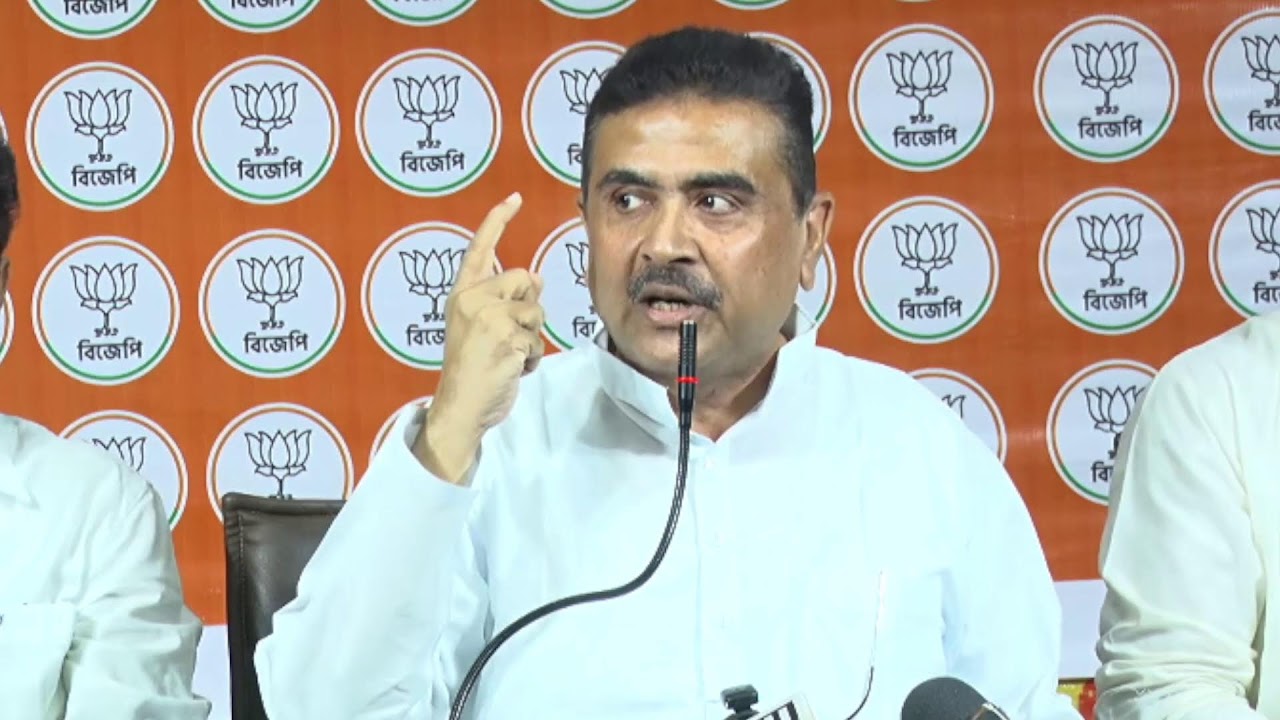 LIVE: Press Conference by Suvendu Adhikari, LOP, WBLA at 6 Murlidhar Sen Lane BJP Party Office.