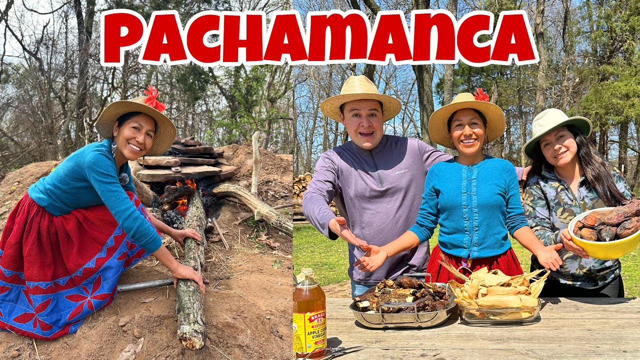 Preparando PACHAMANCA por primera vez con JOSUÉ y ELIE!!/Lucy Rich