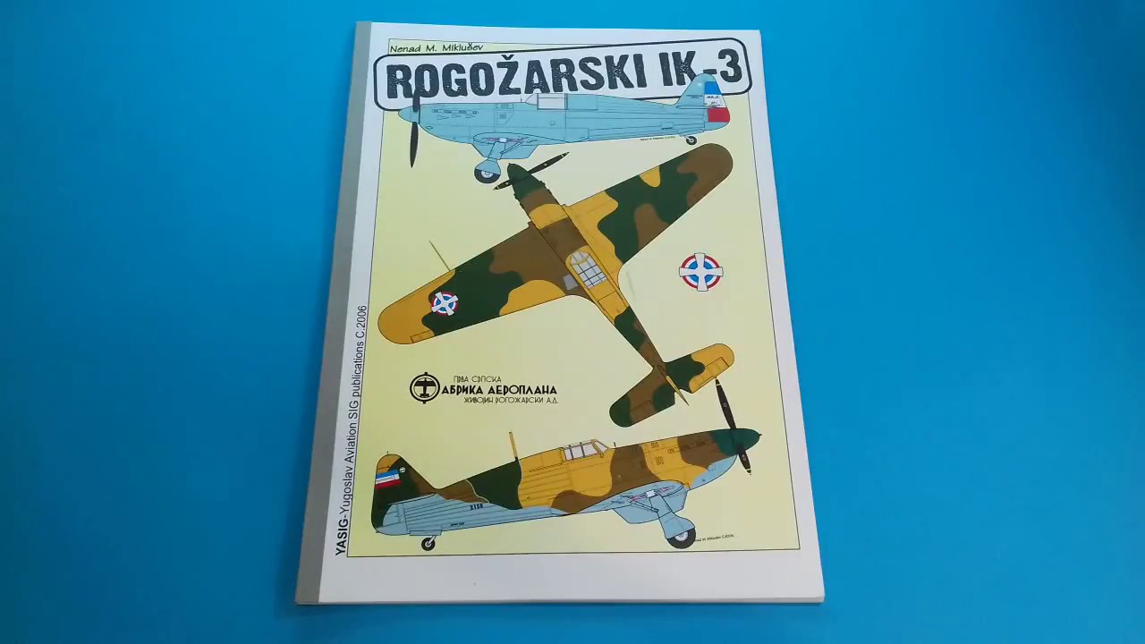 Rogožarski IK-3 book page flipping preview