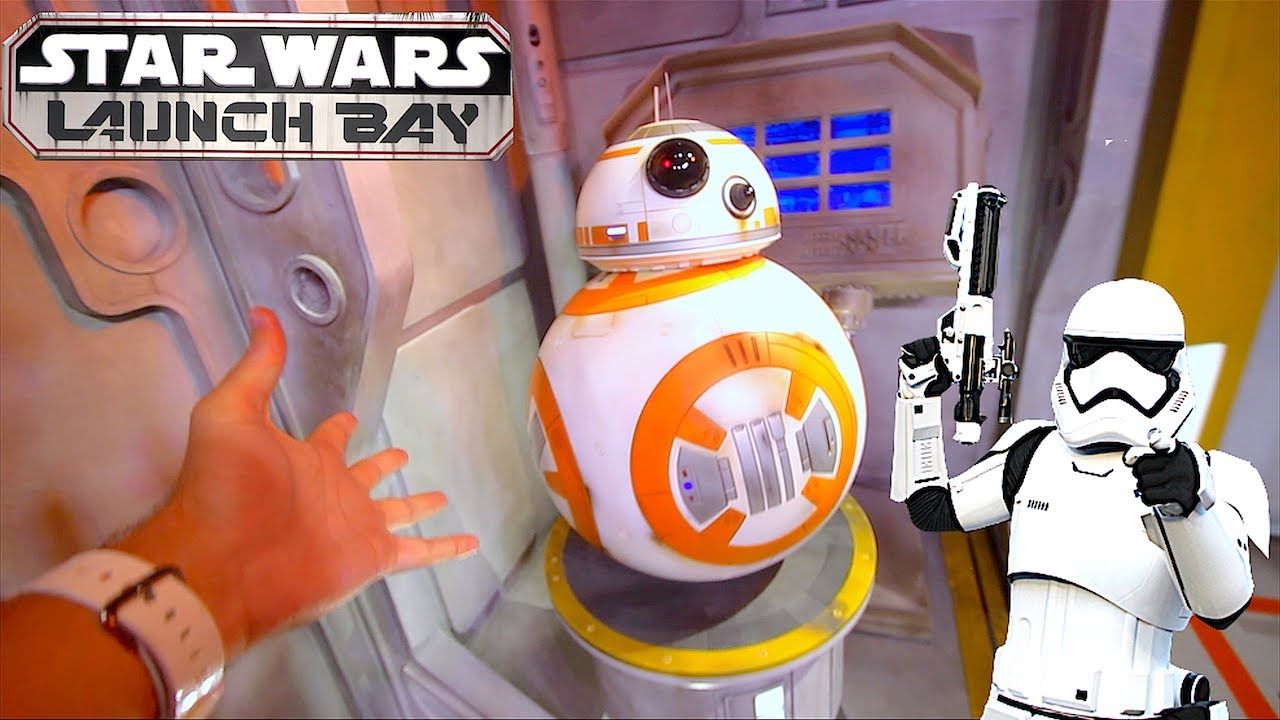 BB-8 TRASH TALKS STORMTROOPERS AT STAR WARS LAUNCH BAY | DCP SPRING 2017