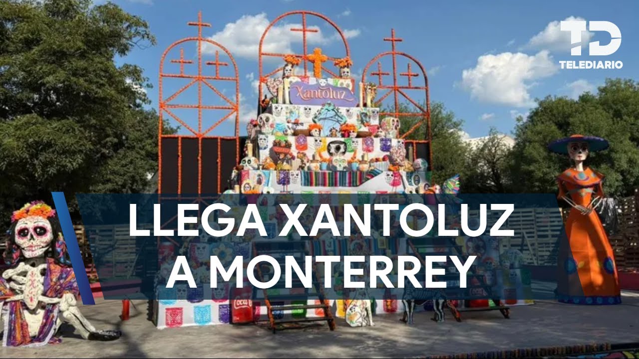 Llega Xantoluz a Monterrey, parque tem&aacute;tico del D&iacute;a de Muertos
