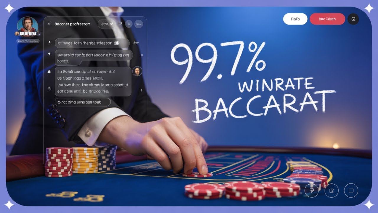 How to Play Baccarat with Chat Baccarat Professor (Real 99.7% Winrate)