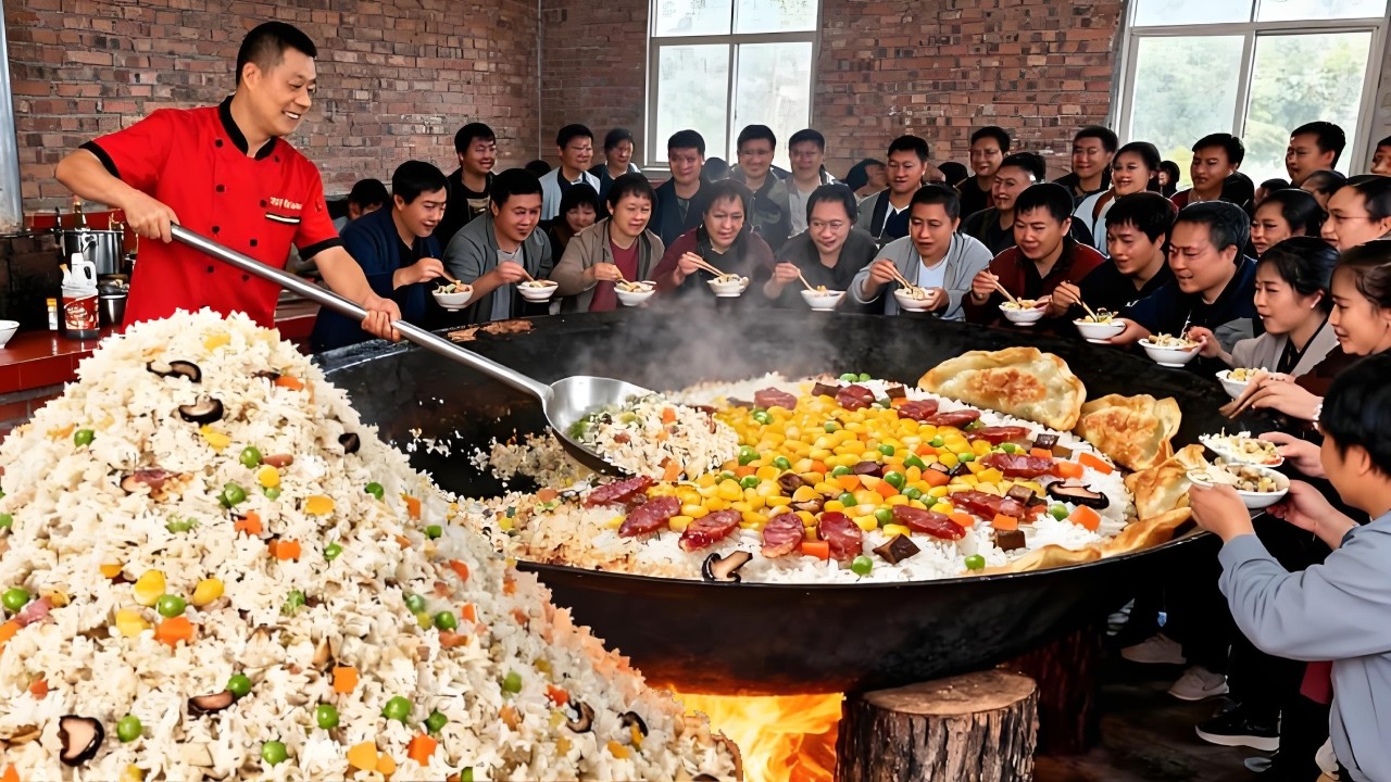 福建漳州大哥城中村里做柴火饭，炒菜5元猪杂汤10元，物价感人每天卖爆#麦总去哪吃